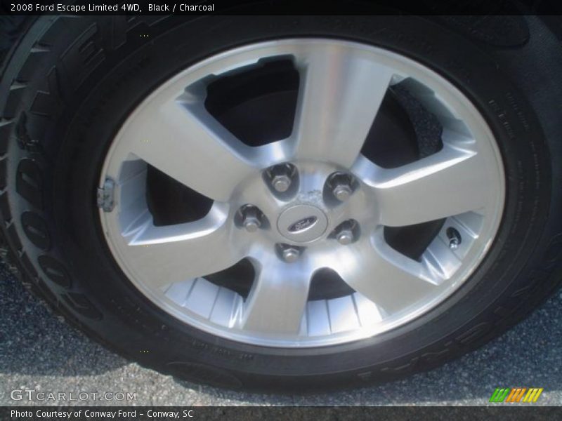 Black / Charcoal 2008 Ford Escape Limited 4WD