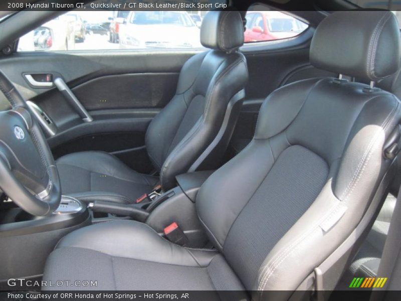  2008 Tiburon GT GT Black Leather/Black Sport Grip Interior