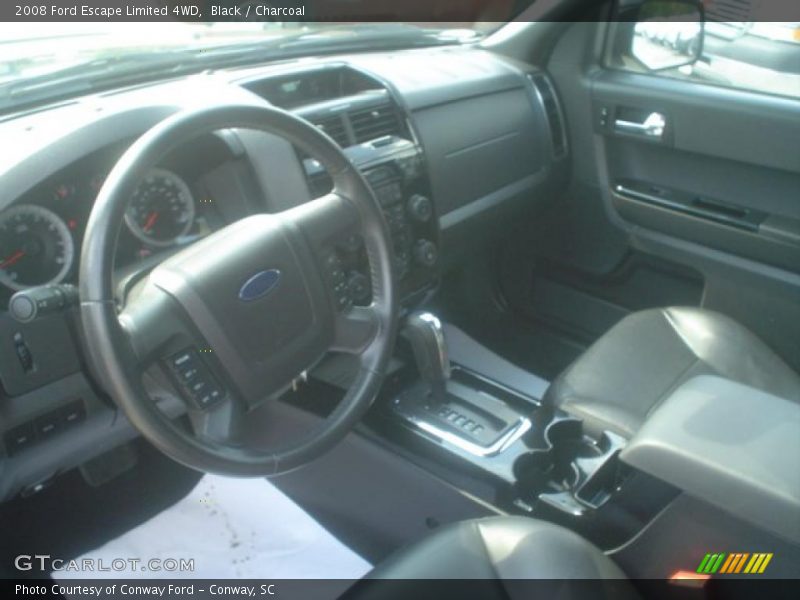 Black / Charcoal 2008 Ford Escape Limited 4WD