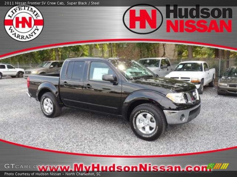 Super Black / Steel 2011 Nissan Frontier SV Crew Cab