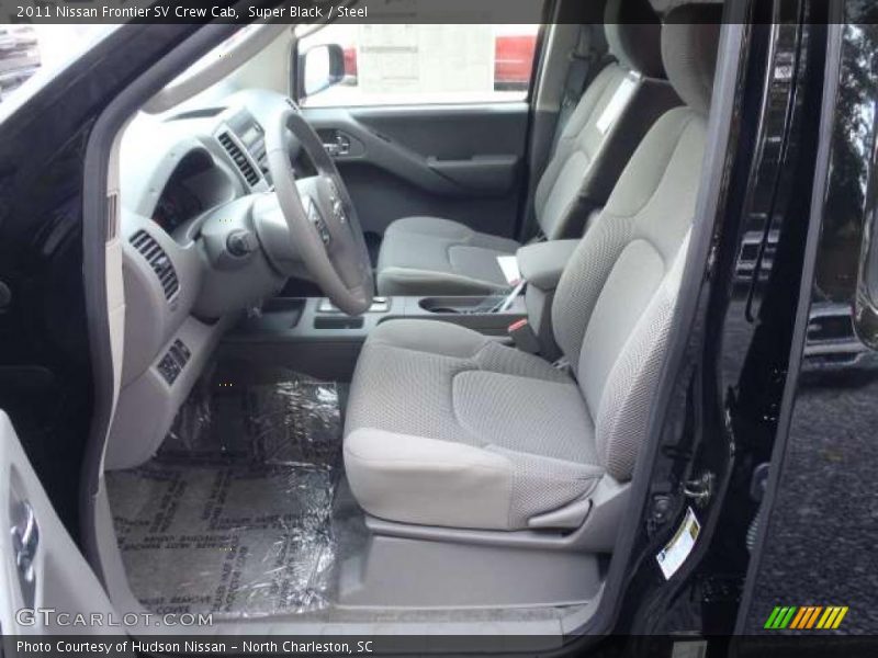 Super Black / Steel 2011 Nissan Frontier SV Crew Cab