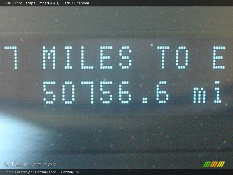 Black / Charcoal 2008 Ford Escape Limited 4WD