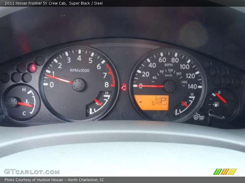 Super Black / Steel 2011 Nissan Frontier SV Crew Cab