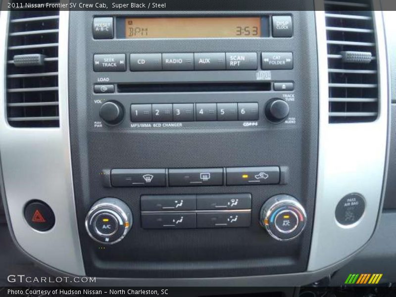 Super Black / Steel 2011 Nissan Frontier SV Crew Cab