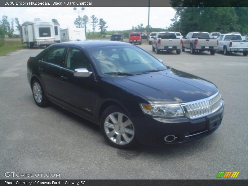 Black / Dark Charcoal 2008 Lincoln MKZ Sedan