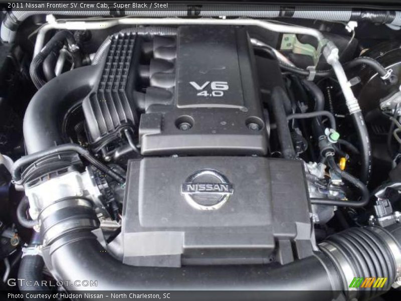 Super Black / Steel 2011 Nissan Frontier SV Crew Cab