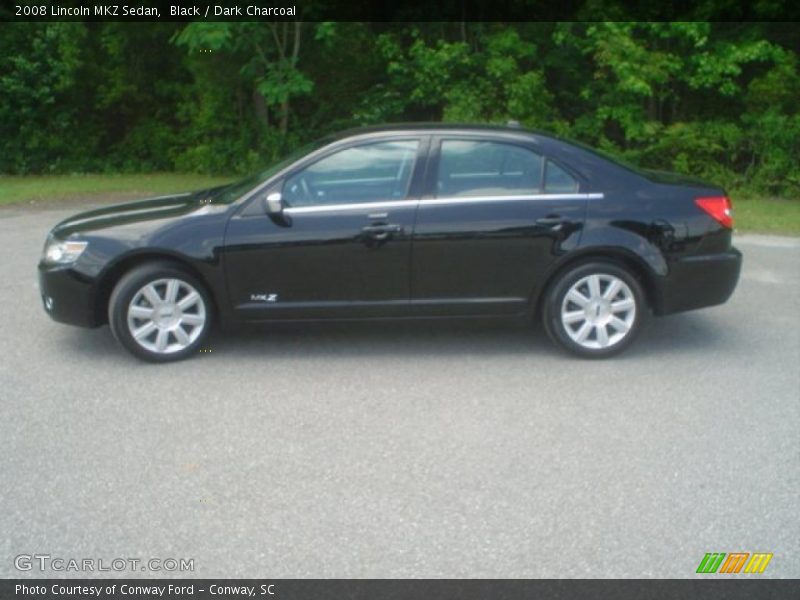 Black / Dark Charcoal 2008 Lincoln MKZ Sedan