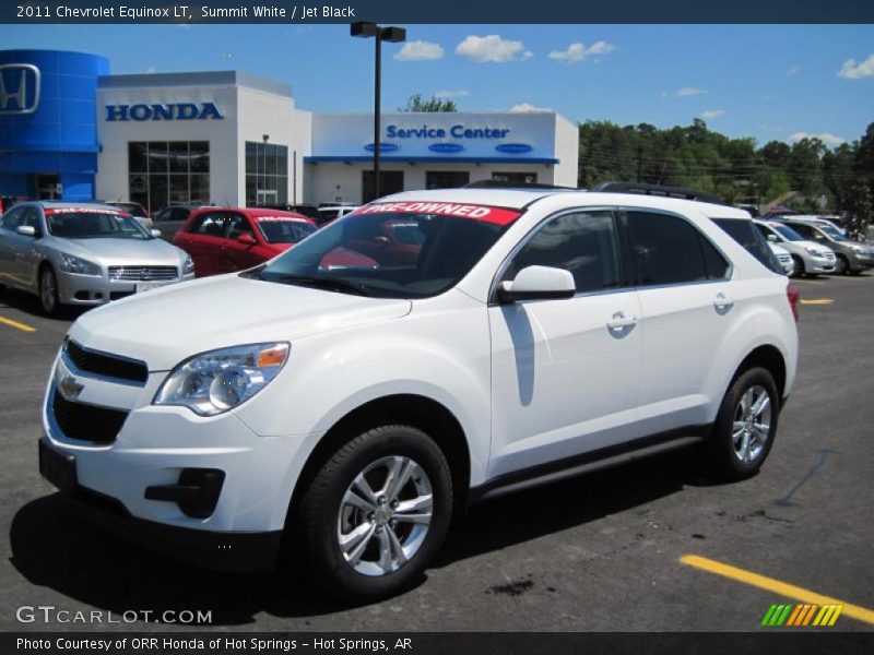 Summit White / Jet Black 2011 Chevrolet Equinox LT