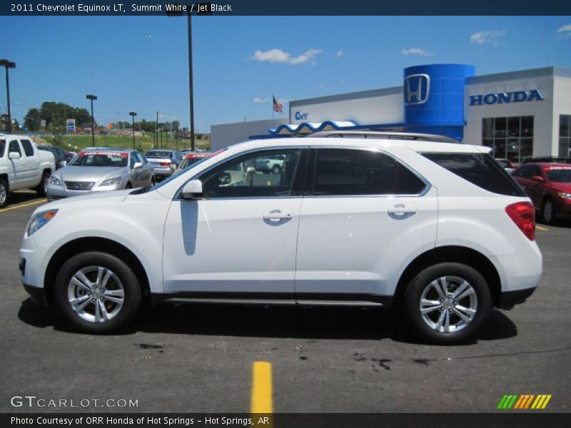 Summit White / Jet Black 2011 Chevrolet Equinox LT