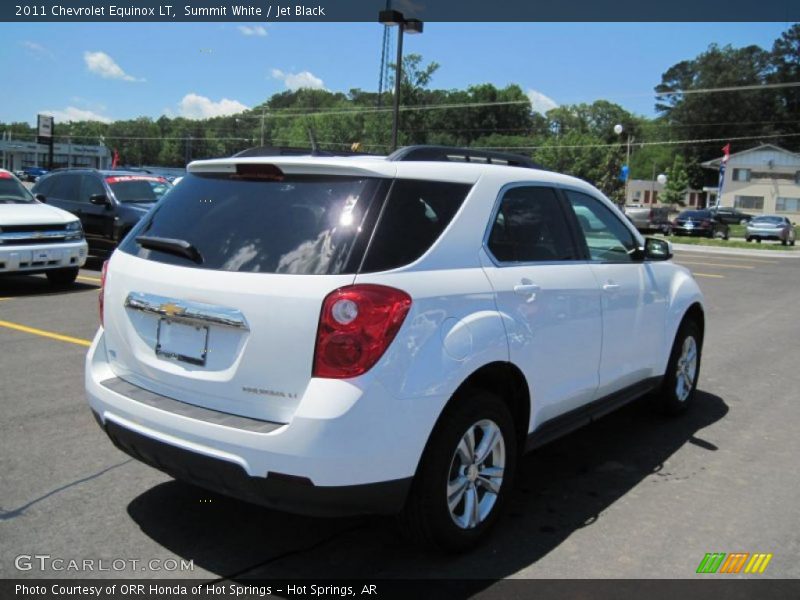 Summit White / Jet Black 2011 Chevrolet Equinox LT