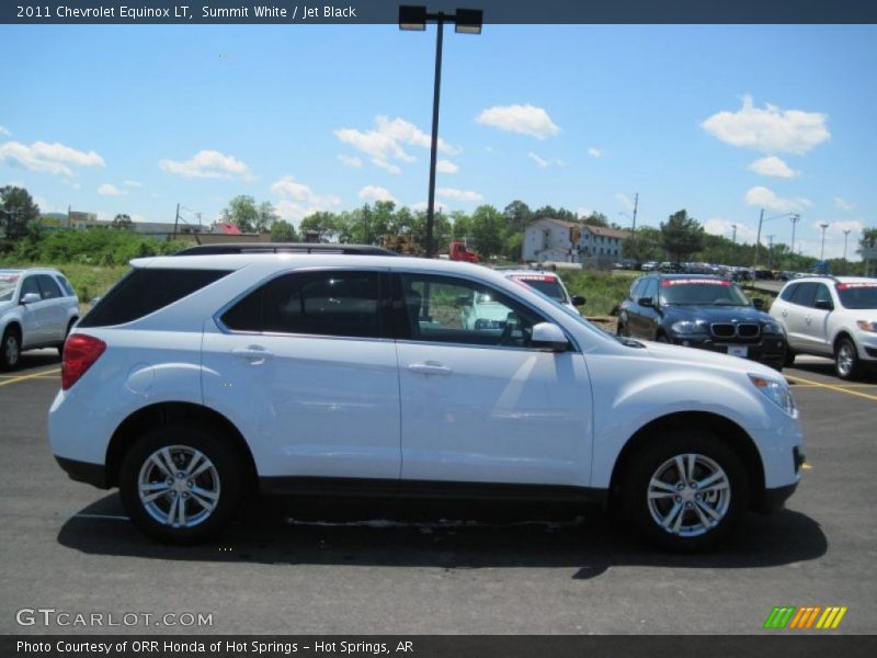 Summit White / Jet Black 2011 Chevrolet Equinox LT