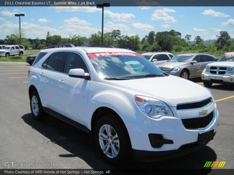 Summit White / Jet Black 2011 Chevrolet Equinox LT