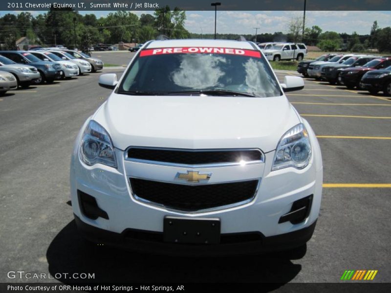 Summit White / Jet Black 2011 Chevrolet Equinox LT