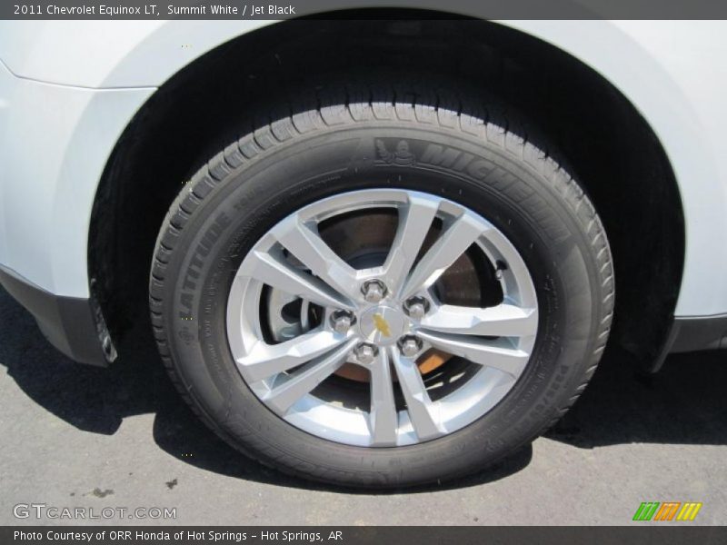 Summit White / Jet Black 2011 Chevrolet Equinox LT