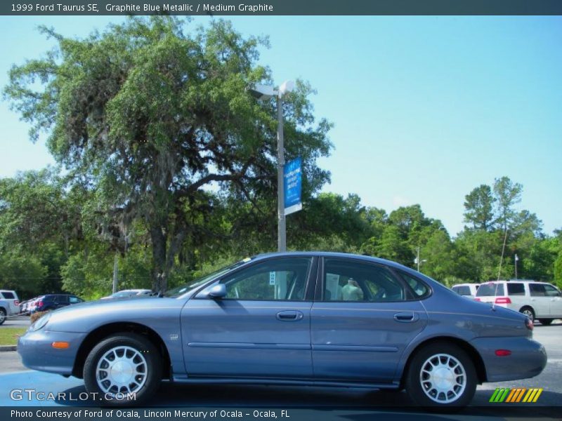 Graphite Blue Metallic / Medium Graphite 1999 Ford Taurus SE