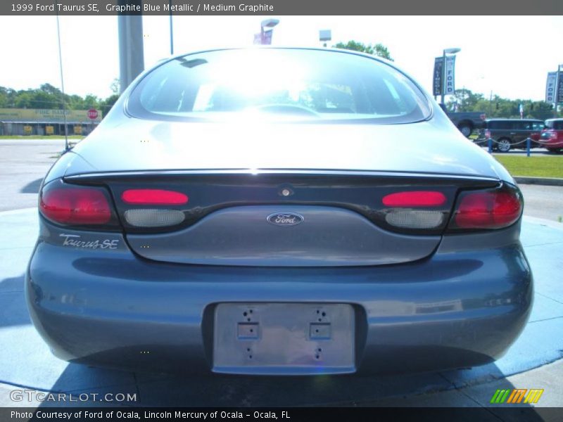 Graphite Blue Metallic / Medium Graphite 1999 Ford Taurus SE