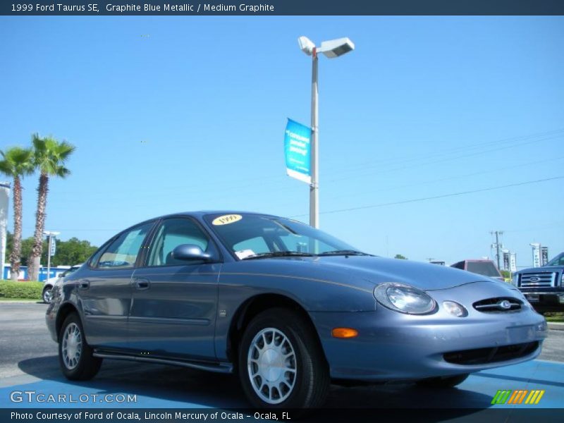 Graphite Blue Metallic / Medium Graphite 1999 Ford Taurus SE