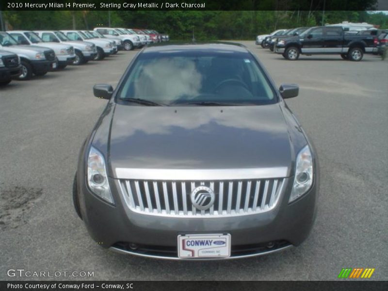 Sterling Gray Metallic / Dark Charcoal 2010 Mercury Milan I4 Premier