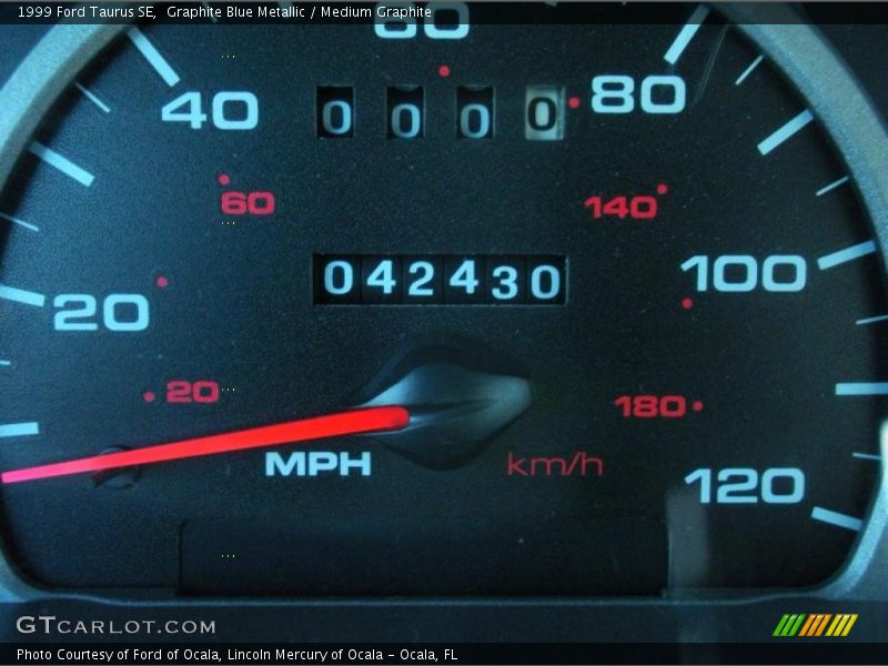 Graphite Blue Metallic / Medium Graphite 1999 Ford Taurus SE
