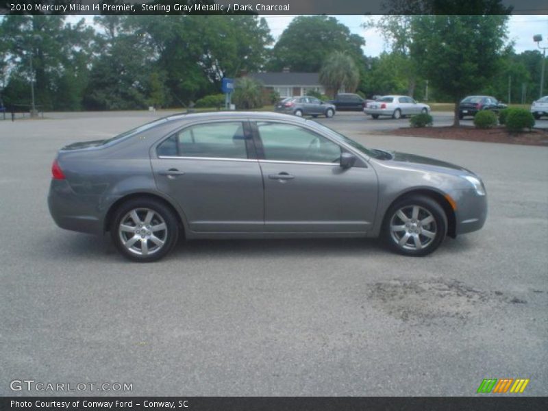 Sterling Gray Metallic / Dark Charcoal 2010 Mercury Milan I4 Premier
