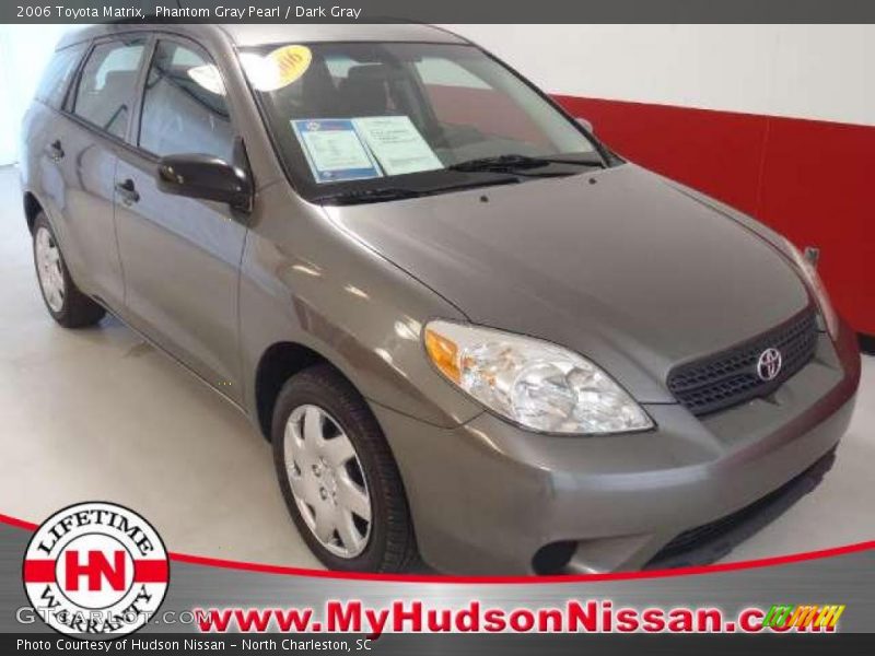 Phantom Gray Pearl / Dark Gray 2006 Toyota Matrix