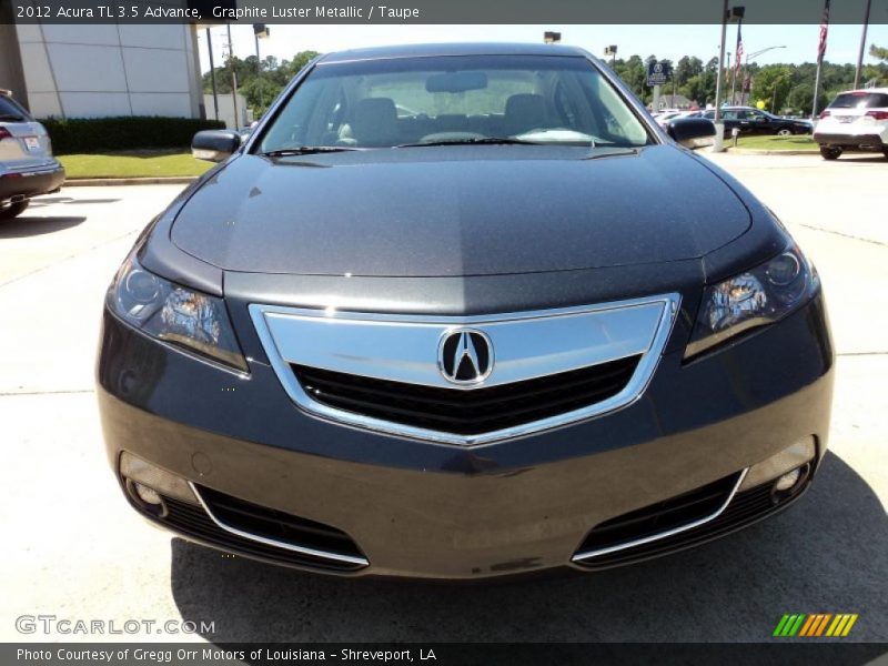 Graphite Luster Metallic / Taupe 2012 Acura TL 3.5 Advance
