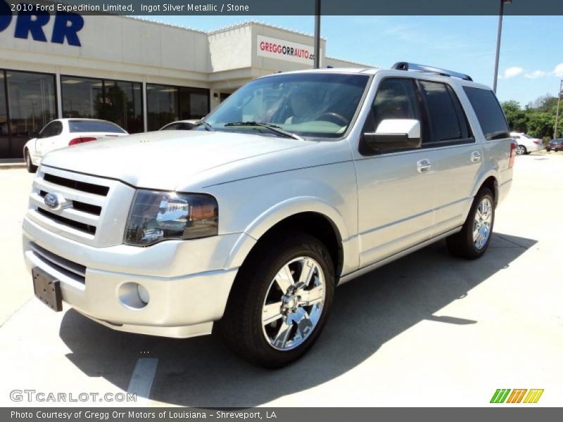 Ingot Silver Metallic / Stone 2010 Ford Expedition Limited