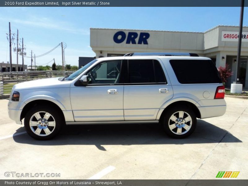 Ingot Silver Metallic / Stone 2010 Ford Expedition Limited