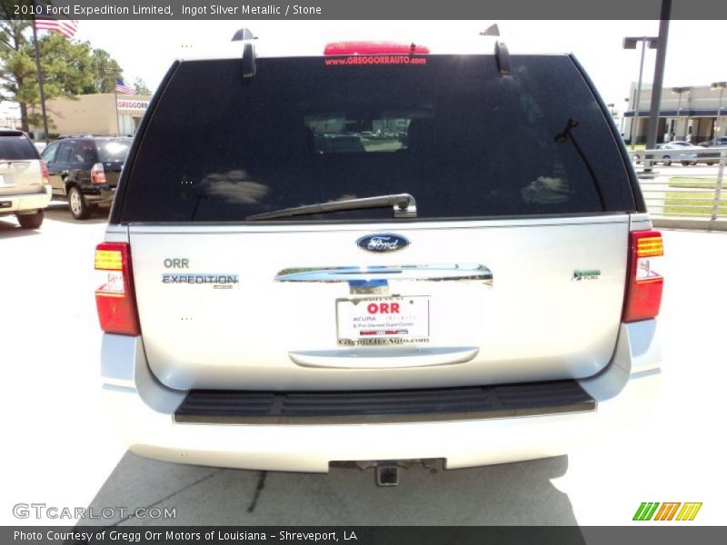 Ingot Silver Metallic / Stone 2010 Ford Expedition Limited
