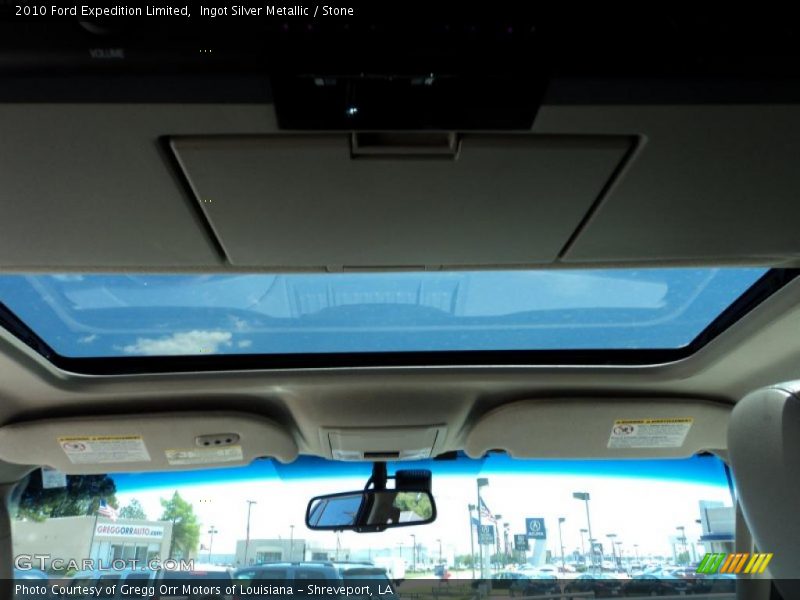 Ingot Silver Metallic / Stone 2010 Ford Expedition Limited