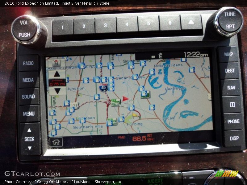 Navigation of 2010 Expedition Limited
