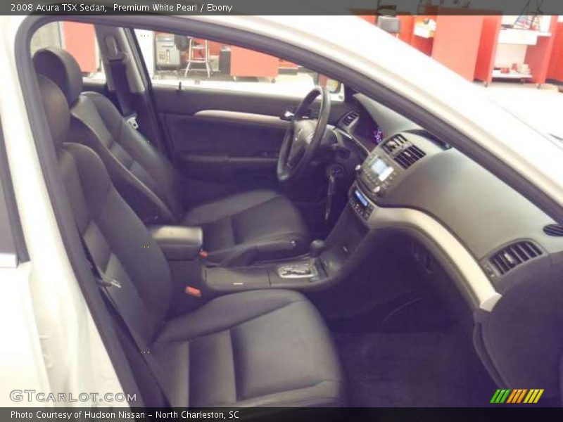 Premium White Pearl / Ebony 2008 Acura TSX Sedan