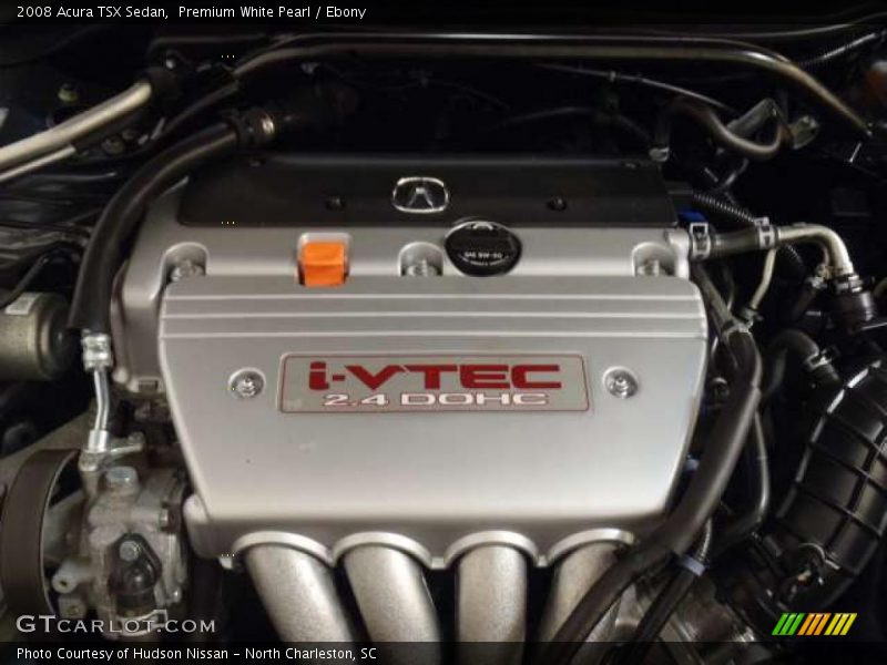 Premium White Pearl / Ebony 2008 Acura TSX Sedan