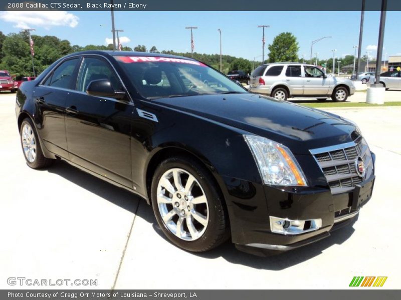 Black Raven / Ebony 2008 Cadillac CTS Sedan