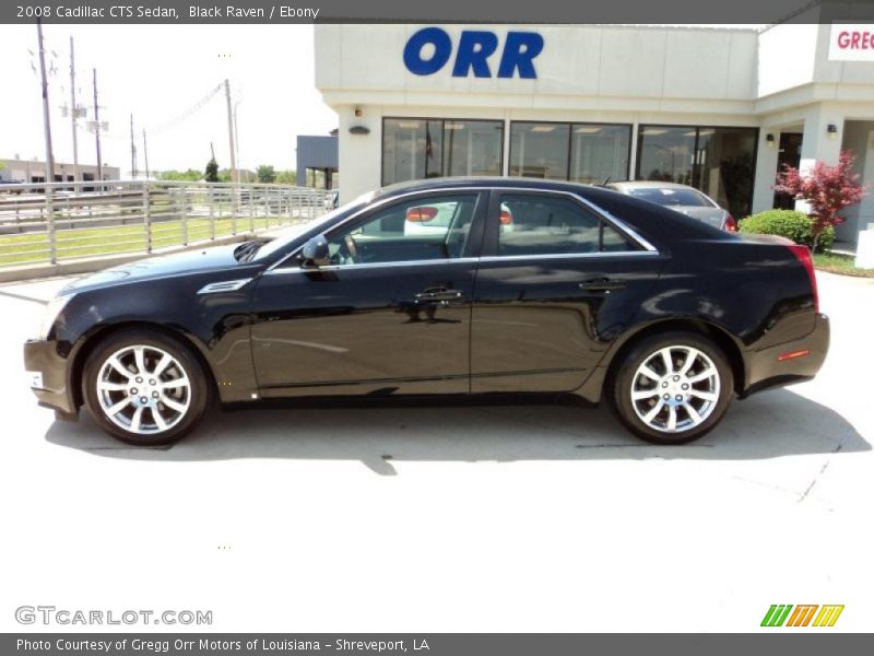 Black Raven / Ebony 2008 Cadillac CTS Sedan