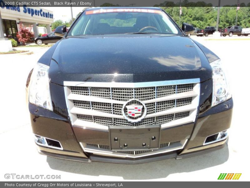 Black Raven / Ebony 2008 Cadillac CTS Sedan