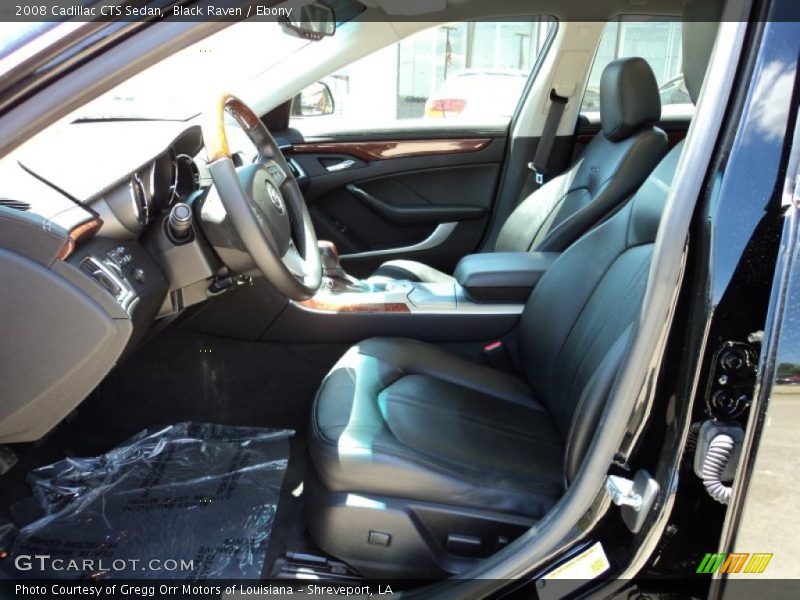  2008 CTS Sedan Ebony Interior