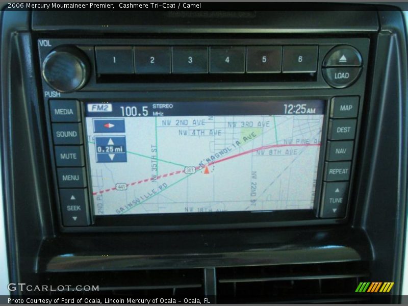 Navigation of 2006 Mountaineer Premier