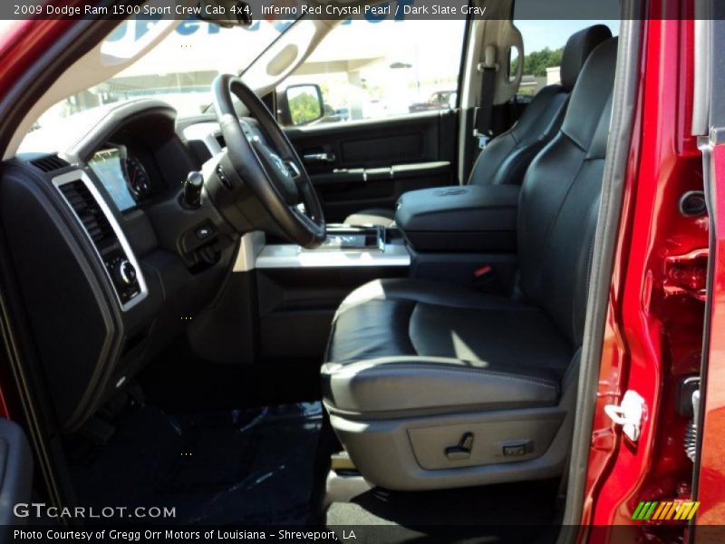 Inferno Red Crystal Pearl / Dark Slate Gray 2009 Dodge Ram 1500 Sport Crew Cab 4x4