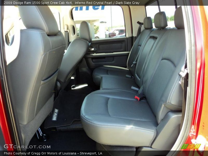 Inferno Red Crystal Pearl / Dark Slate Gray 2009 Dodge Ram 1500 Sport Crew Cab 4x4