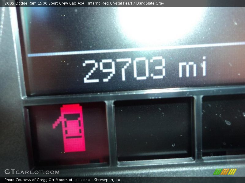Inferno Red Crystal Pearl / Dark Slate Gray 2009 Dodge Ram 1500 Sport Crew Cab 4x4