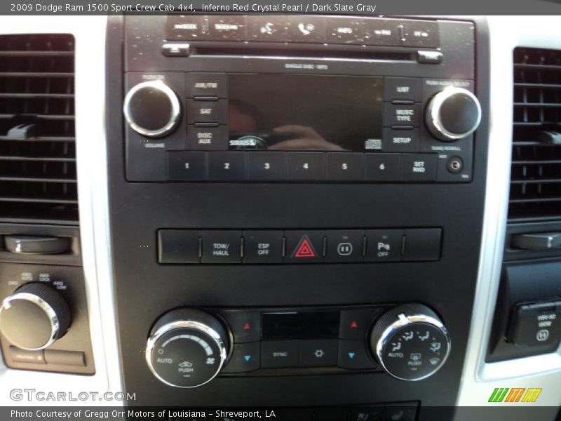 Inferno Red Crystal Pearl / Dark Slate Gray 2009 Dodge Ram 1500 Sport Crew Cab 4x4