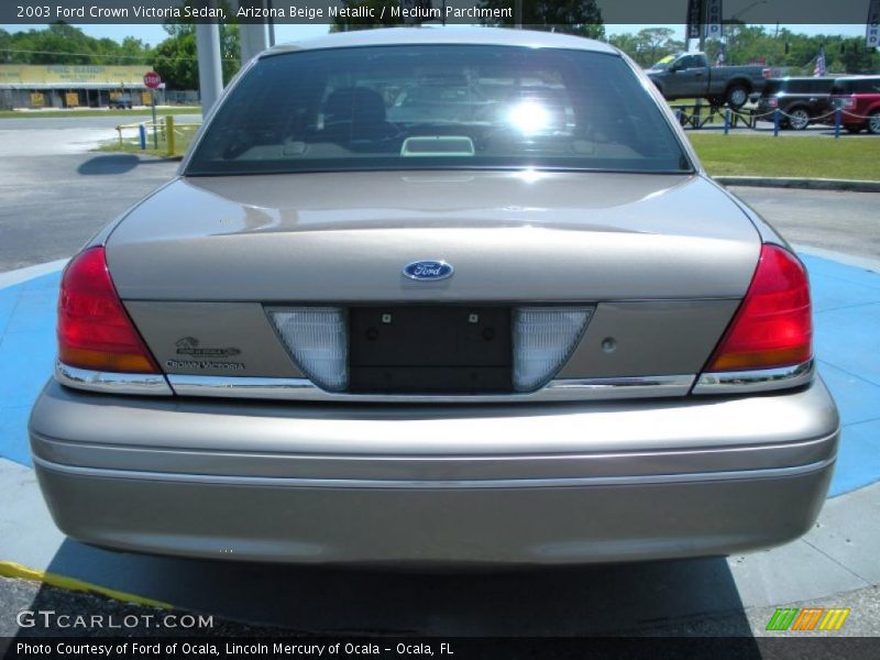 Arizona Beige Metallic / Medium Parchment 2003 Ford Crown Victoria Sedan