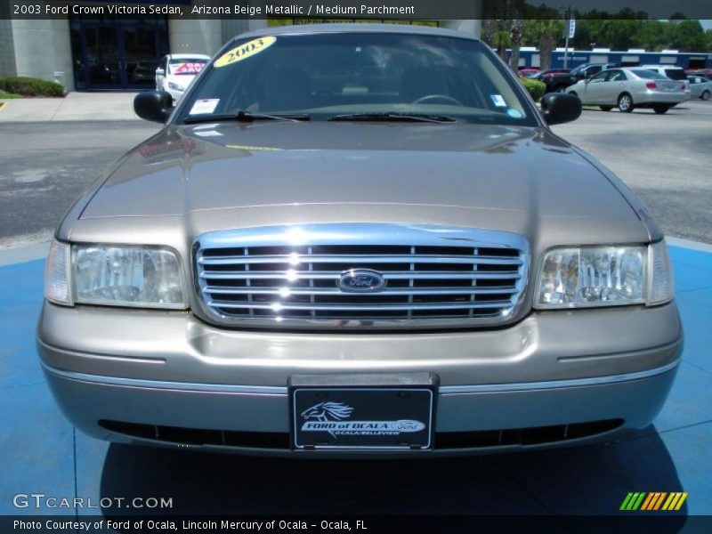 Arizona Beige Metallic / Medium Parchment 2003 Ford Crown Victoria Sedan