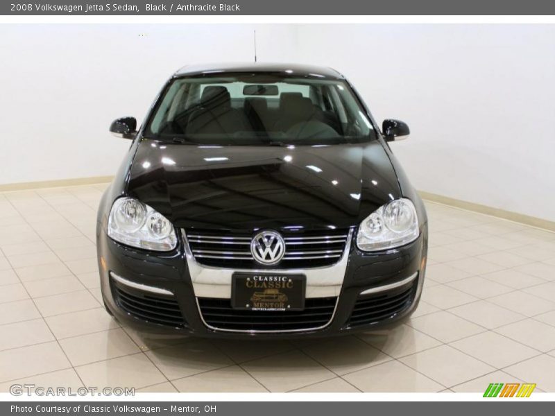 Black / Anthracite Black 2008 Volkswagen Jetta S Sedan