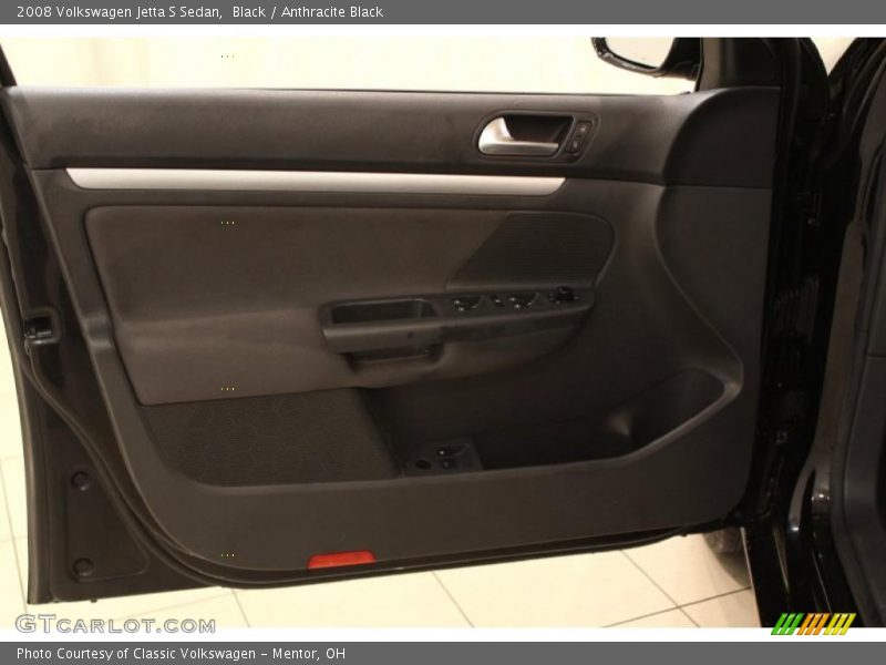 Black / Anthracite Black 2008 Volkswagen Jetta S Sedan