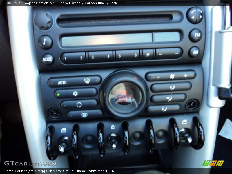 Pepper White / Carbon Black/Black 2007 Mini Cooper Convertible