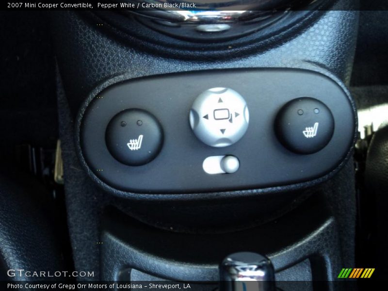 Pepper White / Carbon Black/Black 2007 Mini Cooper Convertible