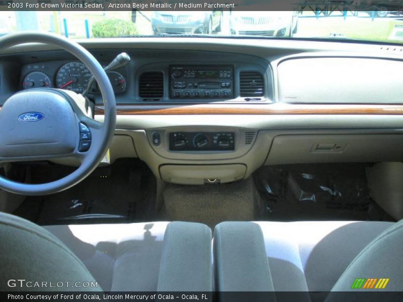 Arizona Beige Metallic / Medium Parchment 2003 Ford Crown Victoria Sedan