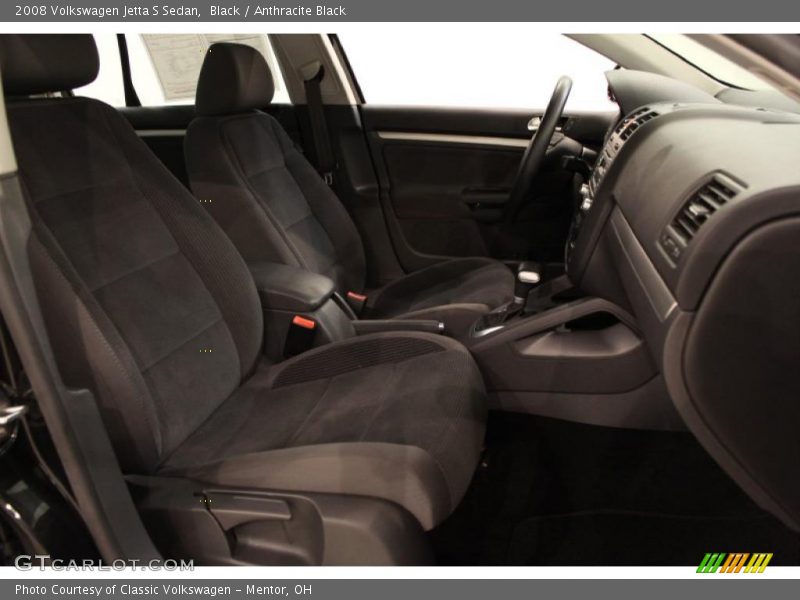 Black / Anthracite Black 2008 Volkswagen Jetta S Sedan